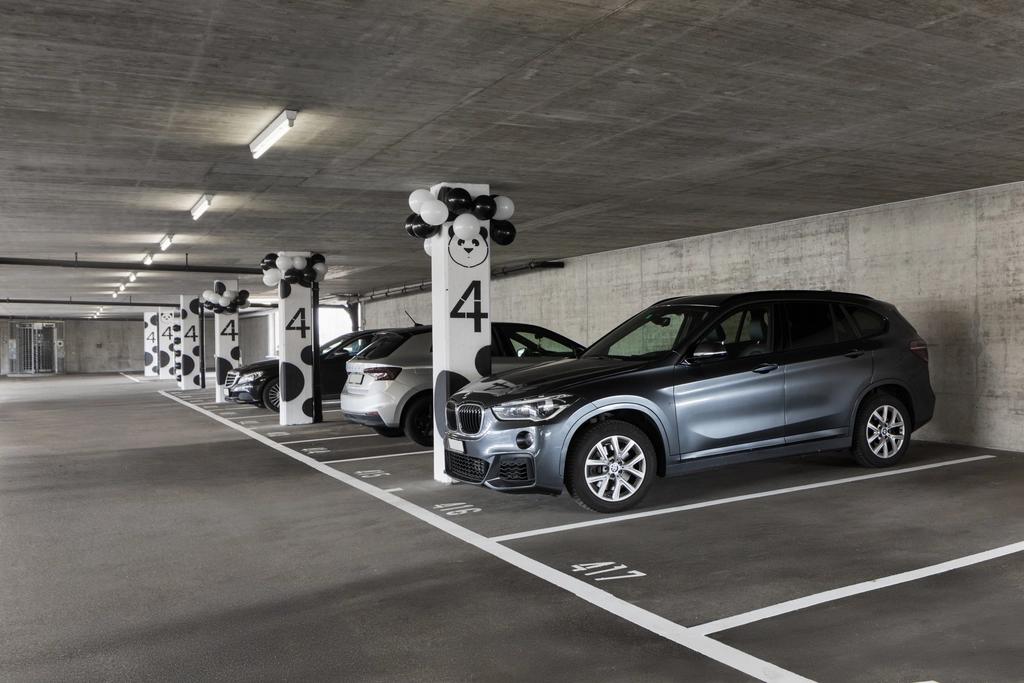 Komfortable und erschwingliche Parkplätze bei Panda Parken.